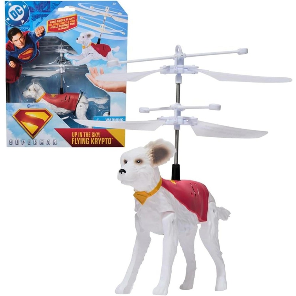 DC Studios Superman Up in the Sky Flying Krypto Hand Controlled Toy Spin Master